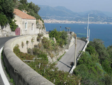 Map of Campania Italia